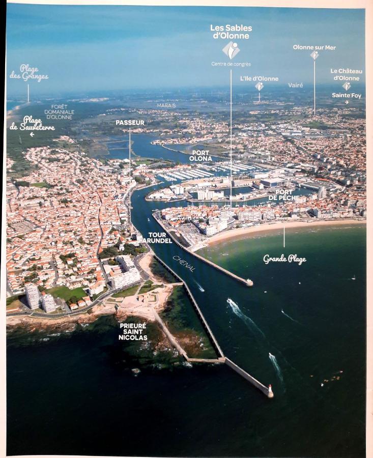 Appartement Vue Sur Mer Les Sables-dʼOlonne Extérieur photo